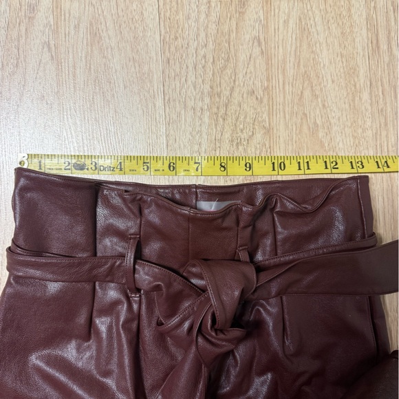 Commando Faux Leather Paperbag Waist Pants - Picture 6 of 8